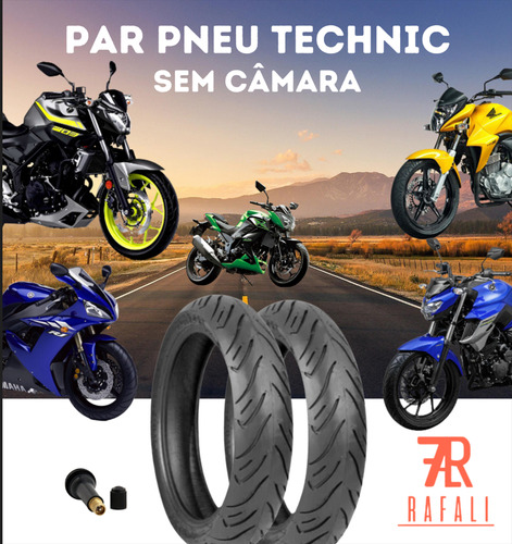Pneu 110/70-17 + 140/70-17 Sport Technic Fazer Mt Cb