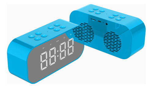 Altavoz Bluetooth Con Alarma Y Reloj