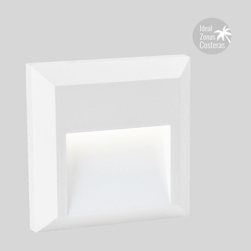 Imagen 3 de 7 de Lámpara Para Muro Exterior Blanco, 1 W, Luz Neutra