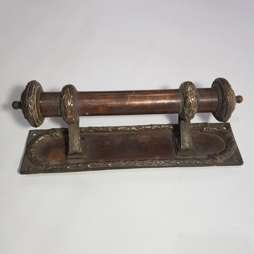 Imagen 3 de 10 de Antiguos Manijones Puerta Frente Est France Bronce Mag 60034