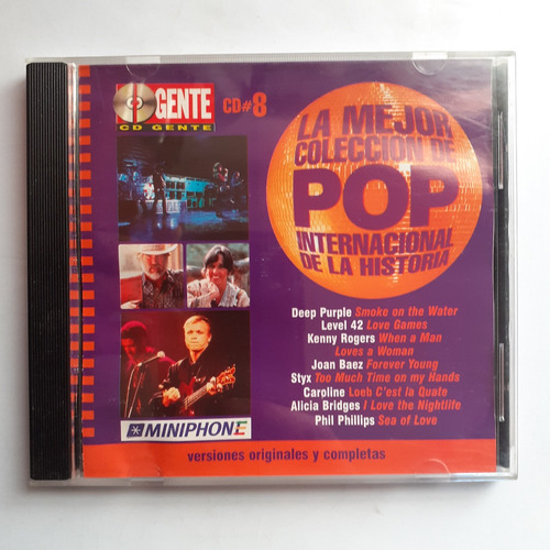 Cd Original- La Mejor Coleccion De Pop Internacional (vol.8)