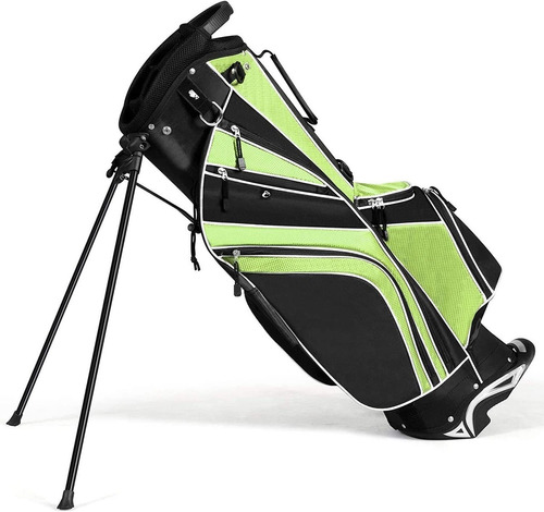 Bolsa Con Soporte Para Palos De Golf  Officejoy - Verde