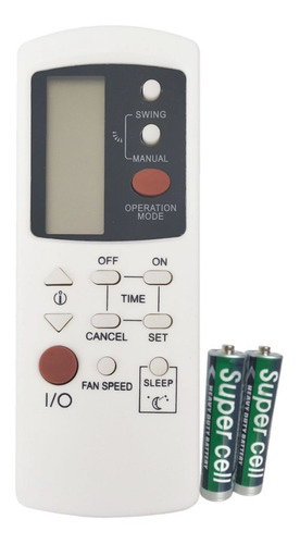 Imagen 1 de 3 de Control Remoto A/acondicionado Hisense/top H./daewoo C/pilas