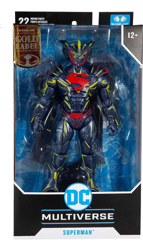 Figura Superman Energized Unchained Armor Gold Mcfarlane Toy