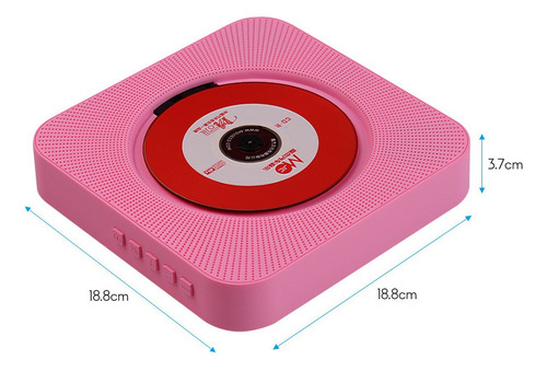 Portátil Montado En La Pared Reproductor De Cd Amplificador