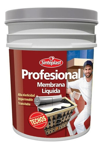 Membrana Liquida Profesional Techos 20kg Sinteplast Pintumm