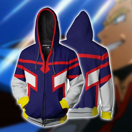 Nueva Anime My Hero Academia 5 Sudadera Con Cremallera Chaqu