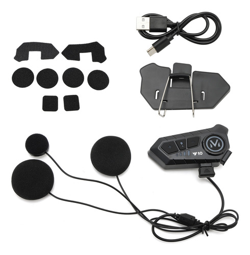 Casco Bluetooth Auricular Universal Y10 For Motocicleta