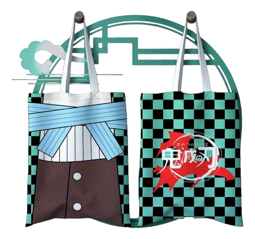 Tote Bags Cosplay Con Mango Demon Slayer - Tanjiro Kamado