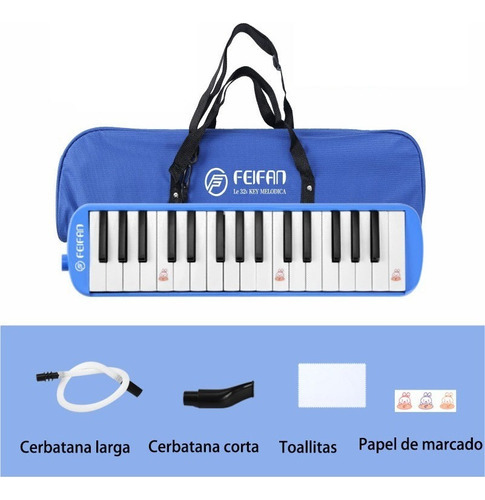 Melodica Melodion Vitale Escolar 32 Teclas Estuche Duro