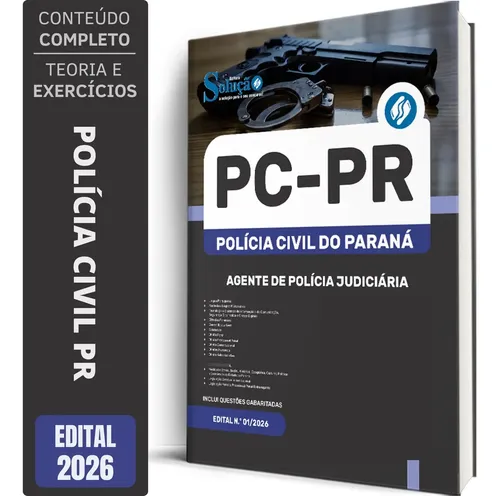 Apostila Pc Pr - Agente De Polícia Judiciária 2026