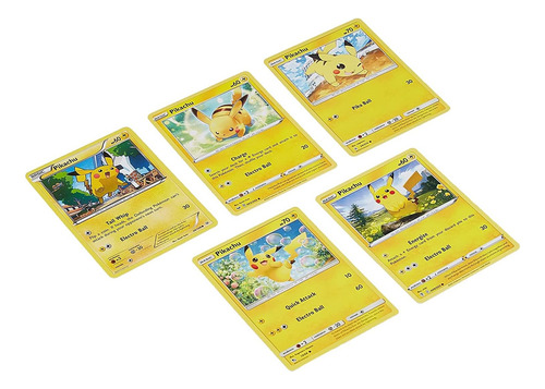 3. 5 Tarjetas De Pikachu Pikachu Surtidas