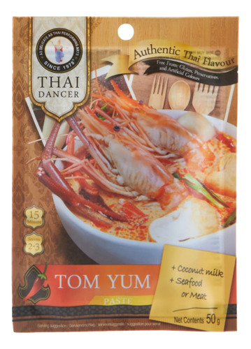 Pasta Curry Tom Yum X50gr Thai Dancer
