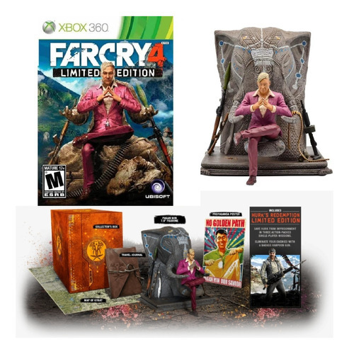 Jogo Far Cry 4 Kyrat Edition Colection Xbox 360 Ubisoft