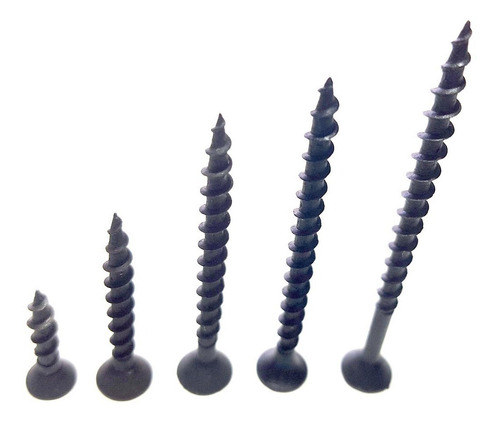 Tornillos Autoperforante Drywall 6 X 2 Negro 2500 Unid Ca