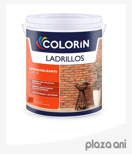 Colorin Ladrillos Impermeabilizante Al Agua Incoloro X  20 L