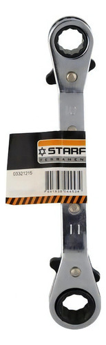 Chave Estrela Aço Com Catraca 12mm X 13mm - Starfer