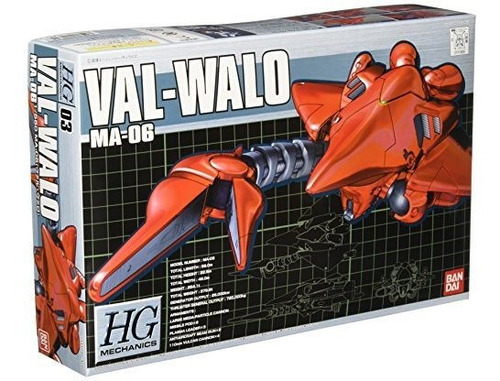 Gundam 1/550 Mecánica De Alto Grado Kit Modelo Val-walo Ma-0