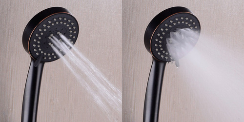 Cabezal De Ducha De Mano De 5 Funciones, Accesorio De Spa D. Color Oil Rubbed Bronze