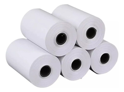 10 Rollos De Papel Térmico 58x12 Ideal Para Impresora De 58m