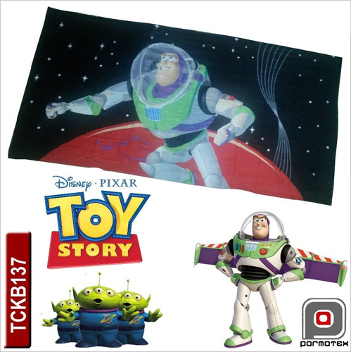 Toalla Infantil Toy Story Buzz Ligthyear Grande Algodón 