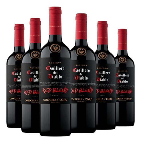 Vino Casillero Del Diablo Red Blend 6750cc 