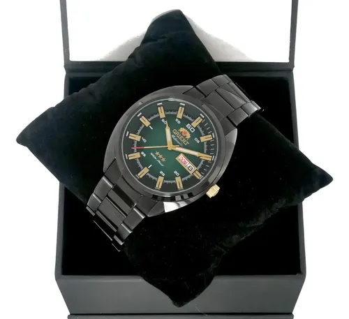 Relógio Automático Orient NH3YY006 Vidro Mineral Verde 50m Aço