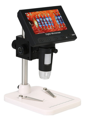Microscopio Con Pantalla De Soporte, Aumento Digital Led