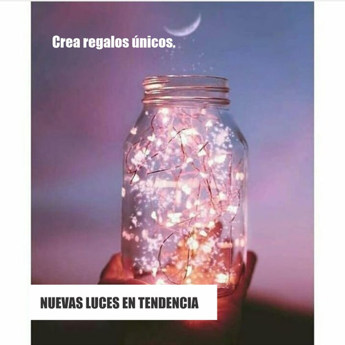 Extensión De Luces Micro Led Alambre De 2m X 12 Unidades.