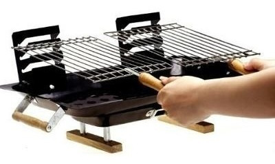 Parrillera Grill Portatil Doble Grill