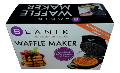 Wafflera Waffle Maker Blanik Cerámico Bwm032