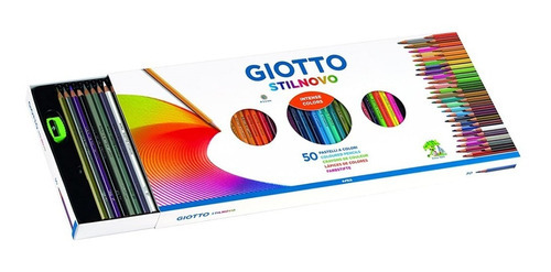 Imagen 2 de 10 de Lapices De Colores Giotto Stilnovo X 50 Unidades