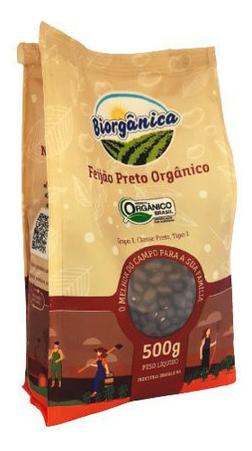 Feijão Preto Orgânico Biorgânica 500g