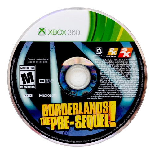 Borderlands The Pre - Sequel Xbox 360 En Español (Reacondicionado)