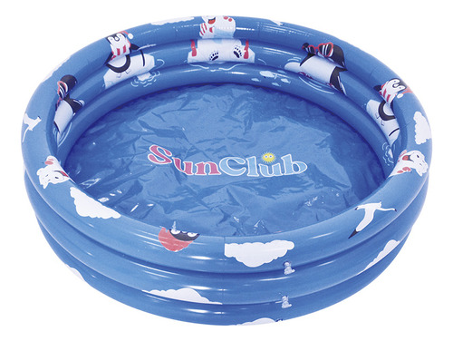 Piscina De 3 Anillos Infantil Pingüino