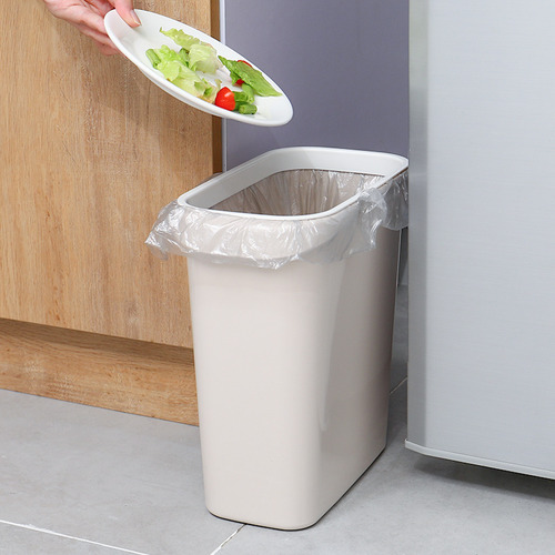 Cubo De Basura Estrecho Con Presión Rectangular Que Ahorra E