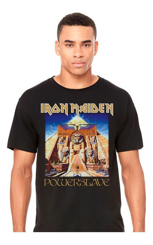 Iron Maiden - Powerslave - Polera Serigrafía - Rock / Metal 