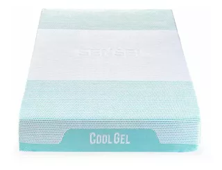 Colchón Queen Size Memory Foam Sensei Cool Gel En Caja Para Fácil Traslado, Firme Y Fresco Por Su Composición