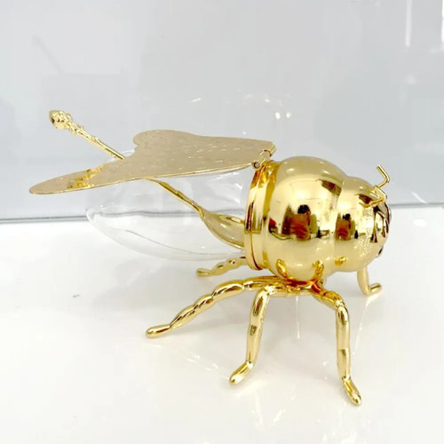 . Exquisita Maceta De Miel Con Forma De Abeja, Adorno Decora