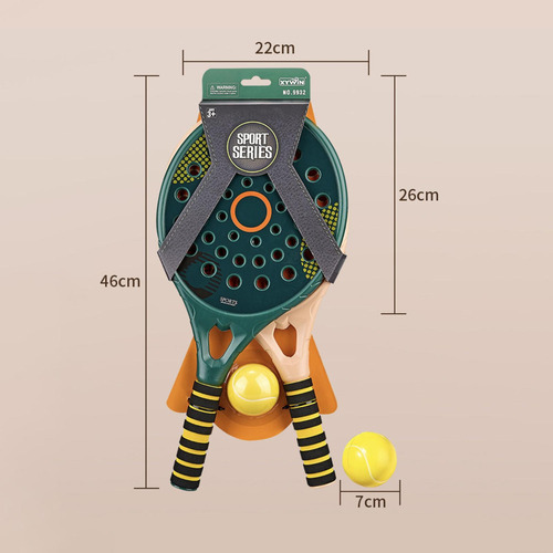 Y Raquetas De Tenis De Playa For Niños, Paletas De Tenis De