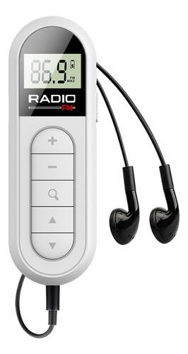 Radio Fm Mini Pocket Clip Radio Con Auriculares