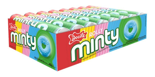 Pastilha Rolly Minty Frutas C/16 Unids - Docile