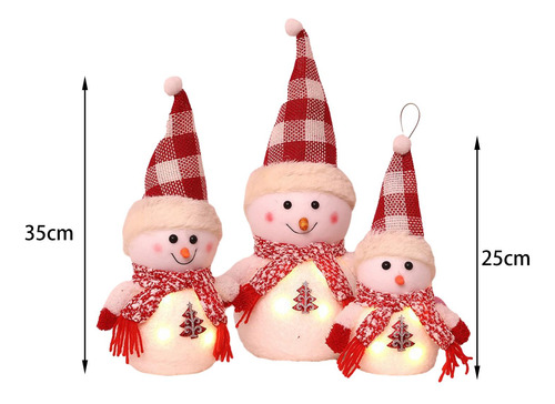 Decoración Navideña, Muñeco De Nieve, Decoración De Mesa