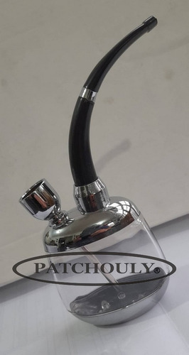 Imagen 4 de 6 de Pipa De Agua Mini 14 Cm Altura Acrílico Metal Portatil Jd508
