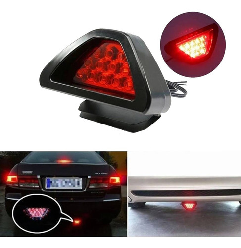 Stop De Led Tipo F1 Con Estrobo Rojo