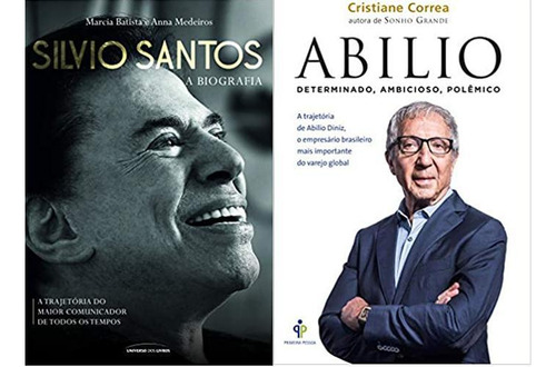 Kit 2 Livros Silvio Santos A Biografia + Abilio, De Abilio Diniz. Editora Primeira Pessoa Em Português