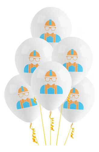 Globos De Cumpleaños Decoración Blippi Fiesta Temática