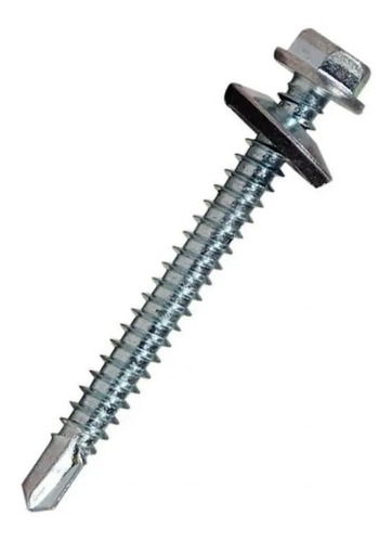 Tornillo Autoperforante 12x2 Hexagonal Broca C/golilla 100p