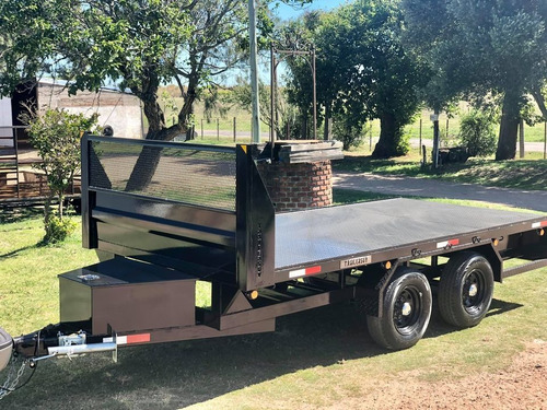 Imagen 3 de 17 de Trailer Para Pallet O Cajones 3.500kg Doble Eje Nuevos