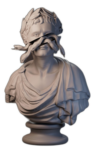 Imponente Busto De Augusto César Para Tu Hogar
